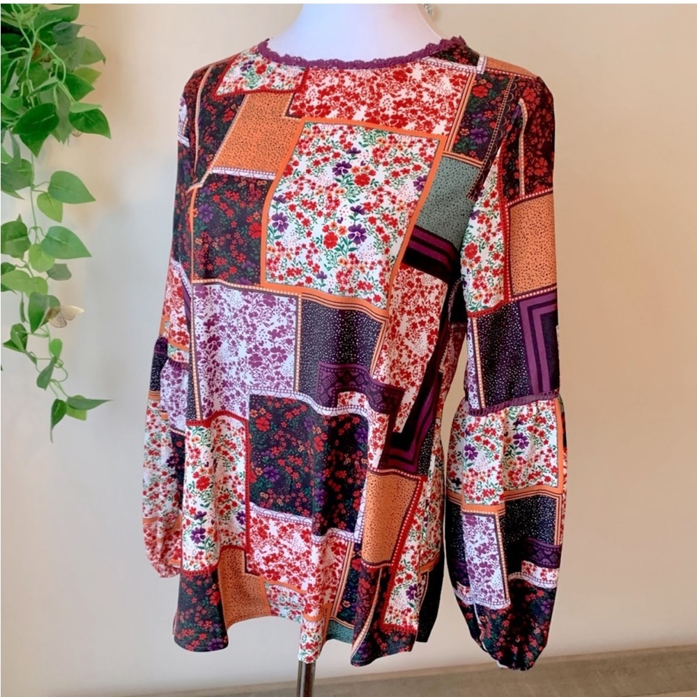 Patchwork Blouse - image 1